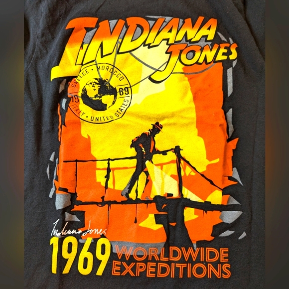Men's Indiana Jones T-Shirt Size Small 34/36 - Picture 3 of 6